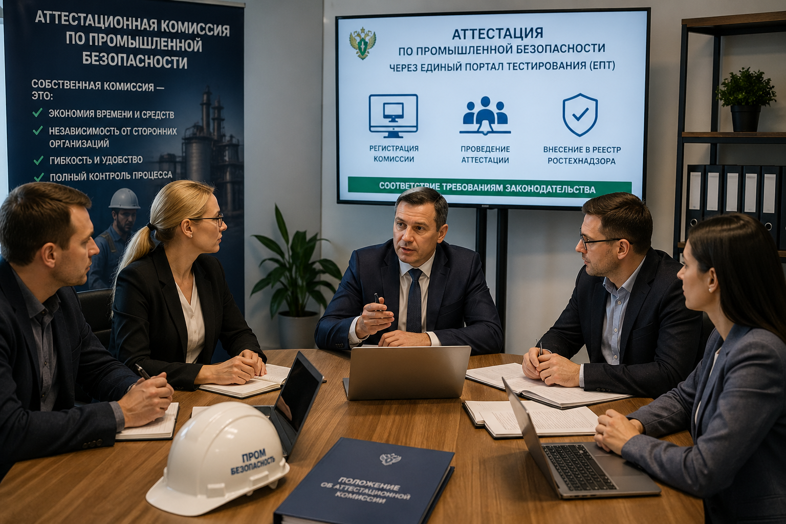 Аттестационная комиссия по промышленной безопасности «под ключ»